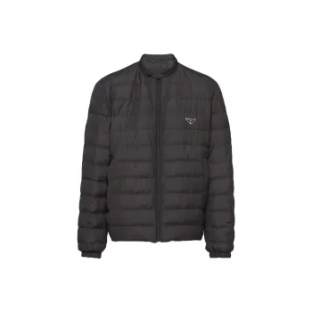 PRADA Short Polyester Down Jacket Jackets Coats Men's Black