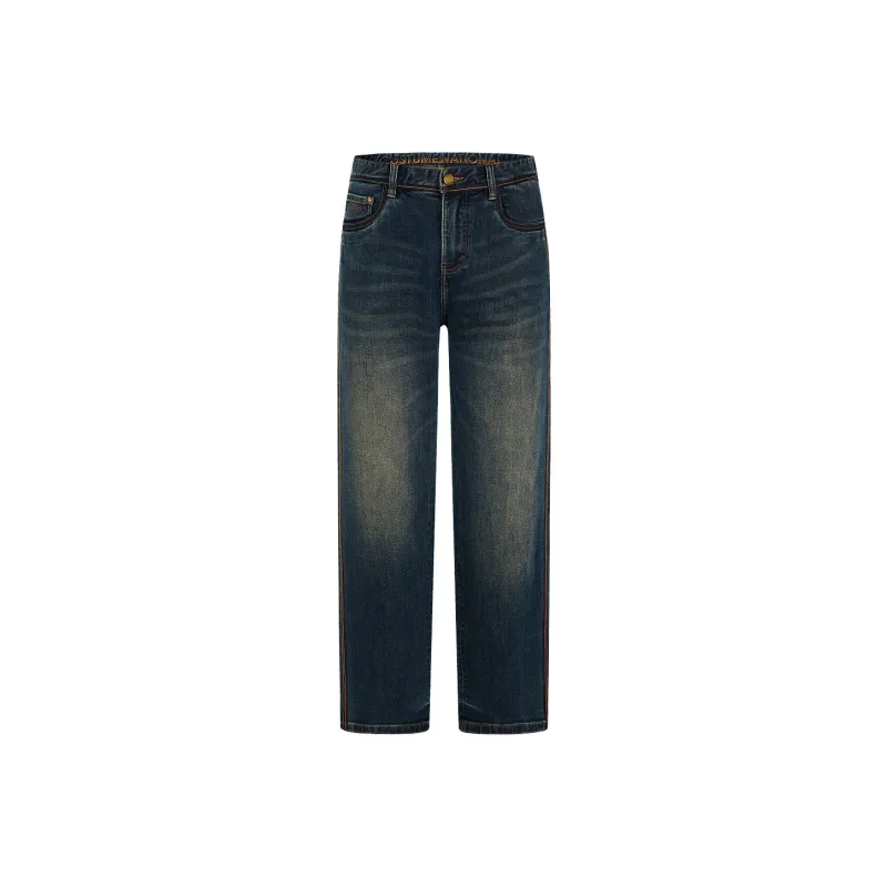 C'N'C New Order & Classics Series Jeans Men's Denim Blue-0