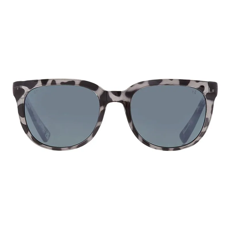 SPY Plastic Round Sunglasses Unisex Black-2