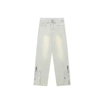 PAINT STAIN Jeans Unisex Yellow Mud