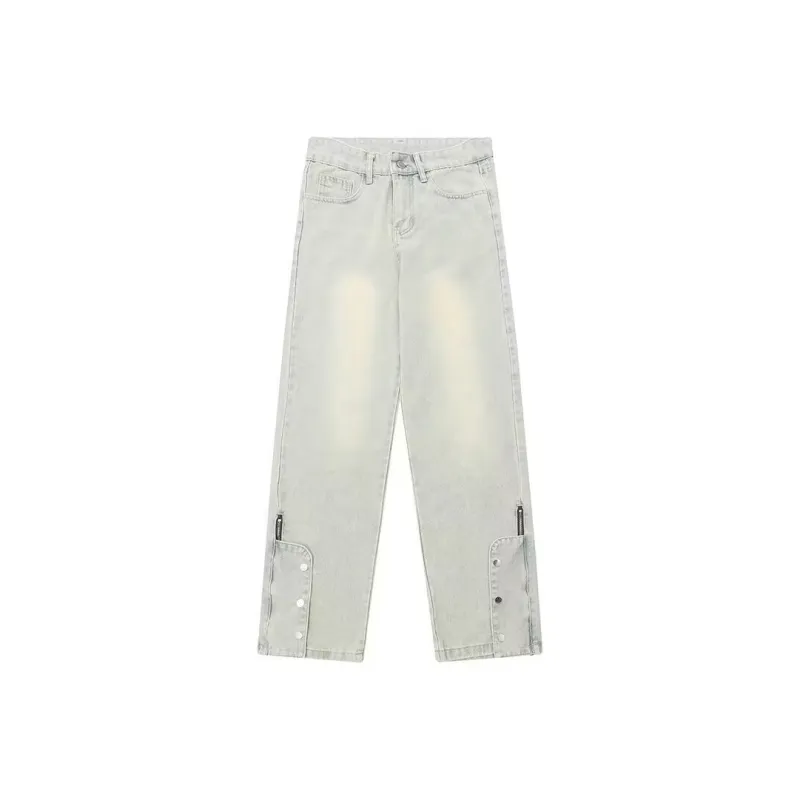 PAINT STAIN Jeans Unisex Yellow Mud-0