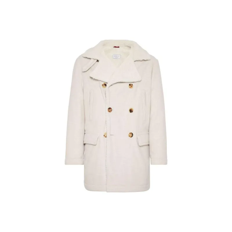 Brunello Cucinelli Double-Breasted Long-Sleeved Coat-0