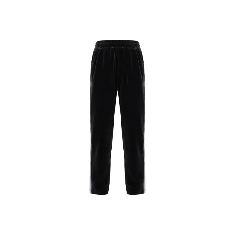 adidas originals Men's Velour Track Pants Black-0