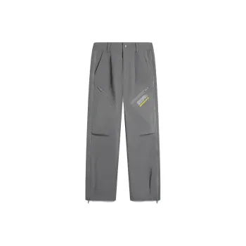 LiNing CF Tracing Knitted Sports Pants Men's Thunderstorm Gray