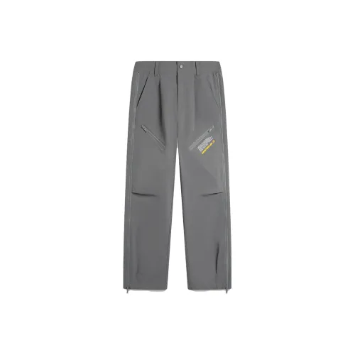 LiNing CF Tracing Knitted Sports Pants Men's Thunderstorm Gray