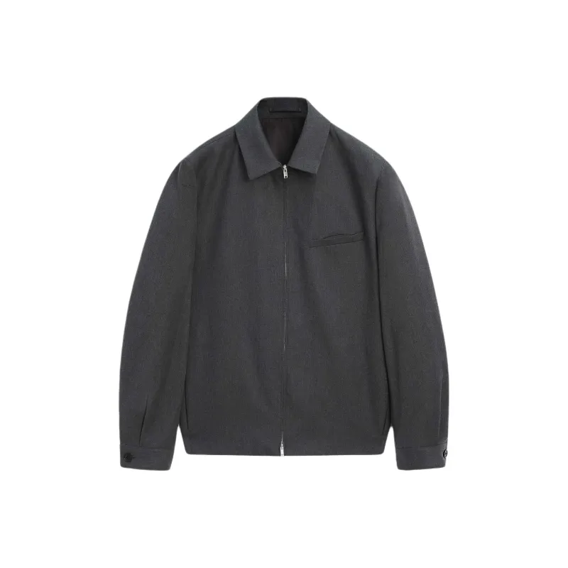 Massimo Dutti Jacket Men's Gray-0