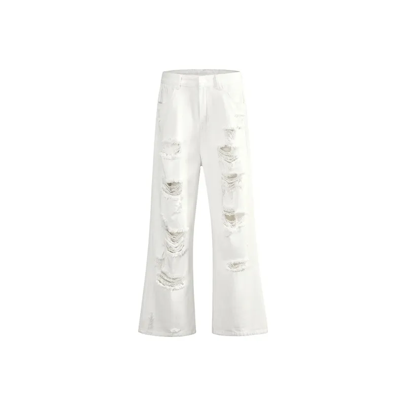 SONGS ALONG Jeans Unisex White-0