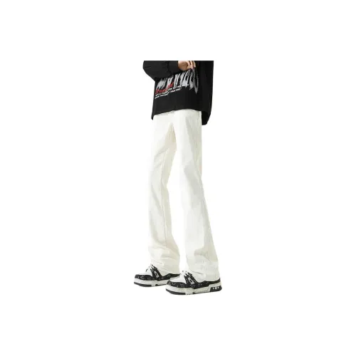 Bershka Niebieskie mom jeans w stylu lat 90