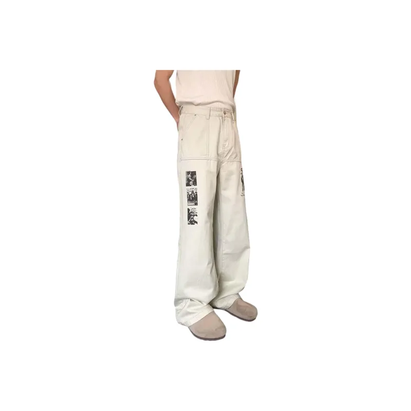 EYEUNDERSTAND Jeans Unisex White-0