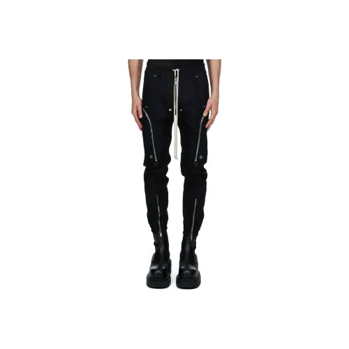 RICK OWENS Bauhaus Zip Detailed Drawstring Cargo Pants
