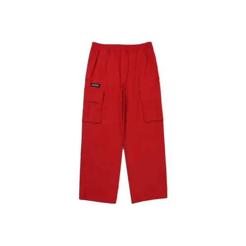 FILA Knitted Sweatpants Unisex Red