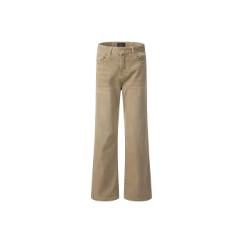 GBXM Jeans Unisex Gray Chrysanthemum Yellow