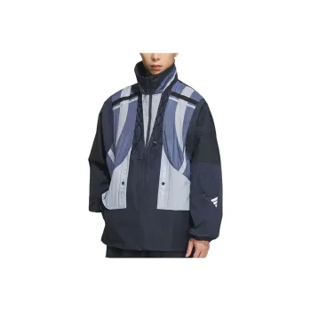 Adidas SS25 Jacket Unisex Aurora Ink Blue/Bright White