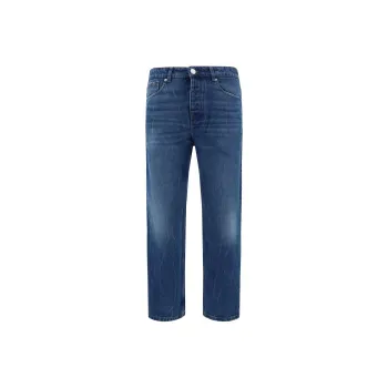 AMIPARIS Paris Logo Patch Straight Leg Jeans