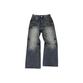 Haonanhuang Jeans Unisex Black