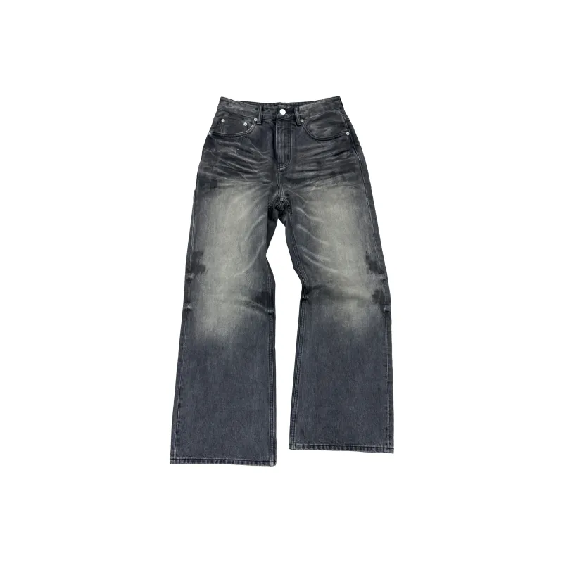 Haonanhuang Jeans Unisex Black-0