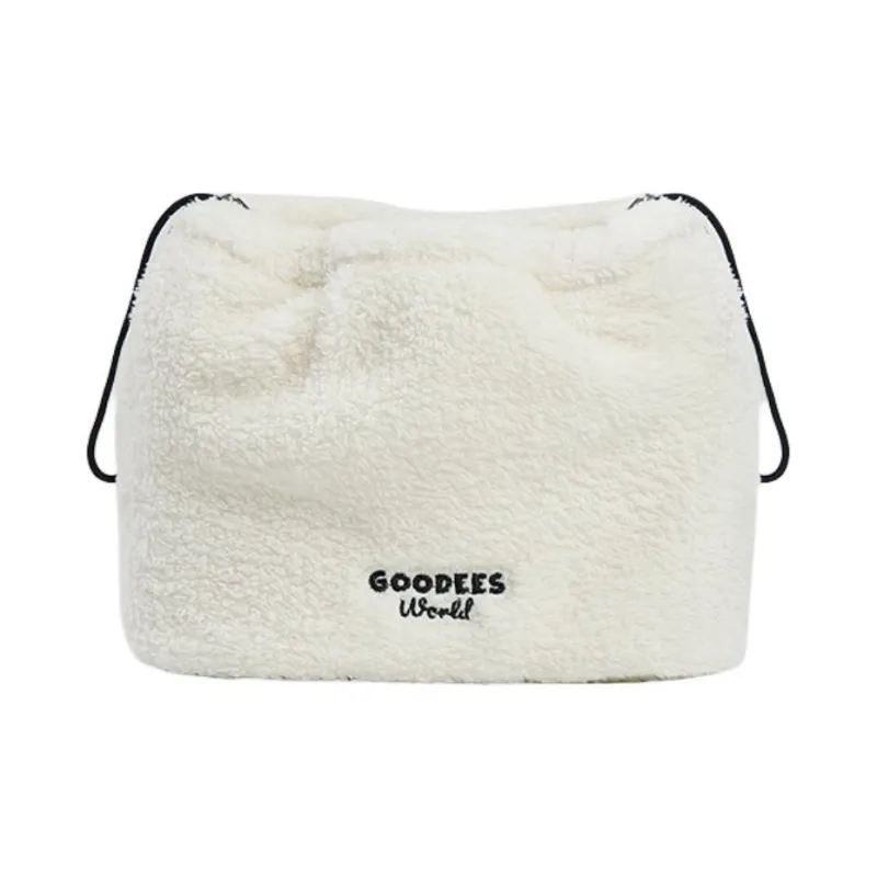 GOOD BAI GOODEES Series Fabric Storage Bag Women's White/Blue-1