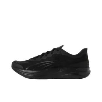 PUMA Redeem Pro Racer Anti Slip Wear Resistant Low Top Running Shoes Unisex Black