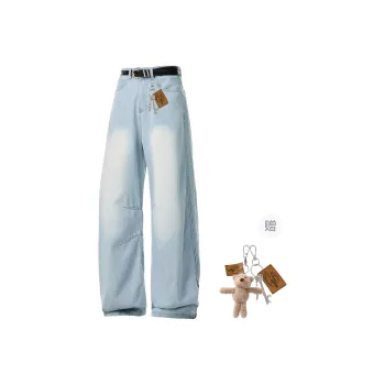 HOKLV SS25 Jeans Unisex Light Blue