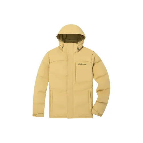 Columbia Omni Heat Down Jacket Men's Earth Yellow