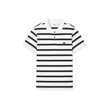 Levi's Polo Shirt Men's Black/White