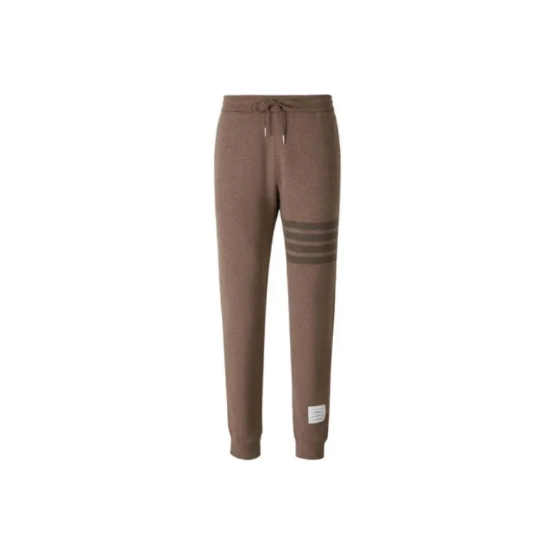 Thom E Four Bar Drawstring Joggers-0