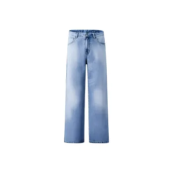 FAIRWHALE Jeans Unisex Blue White