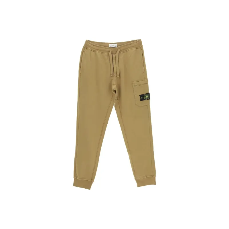 STONE ISLAND Knitted Sweatpants Men Brown-0