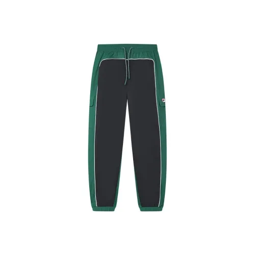 FILA Knitted Sports Pants Men's Cat's Eye Stone Green