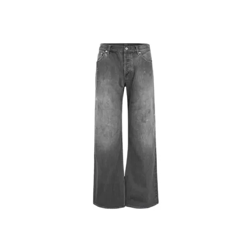 HermitCreate Jeans Men's Black Gray Gradient