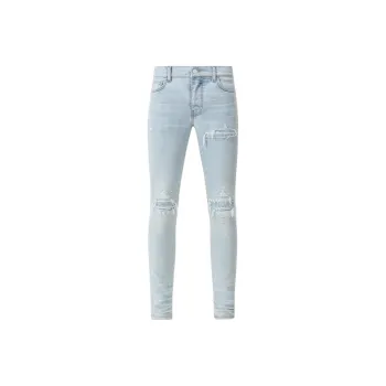 AMIRI MX1 Bandana Jacquard Distressed Jeans