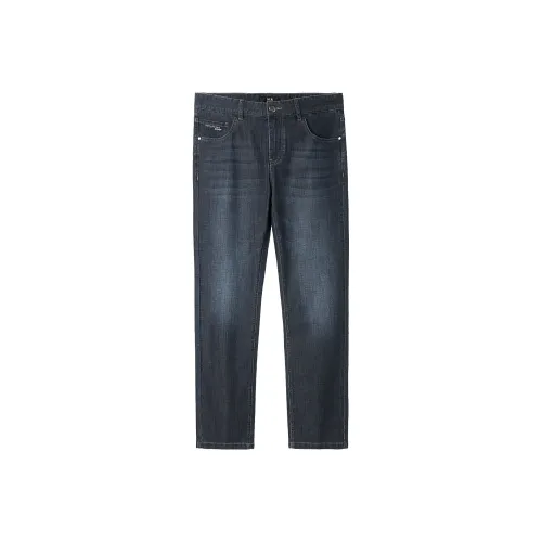 HLA Jeans Men Denim Blue Gradient Dark 60