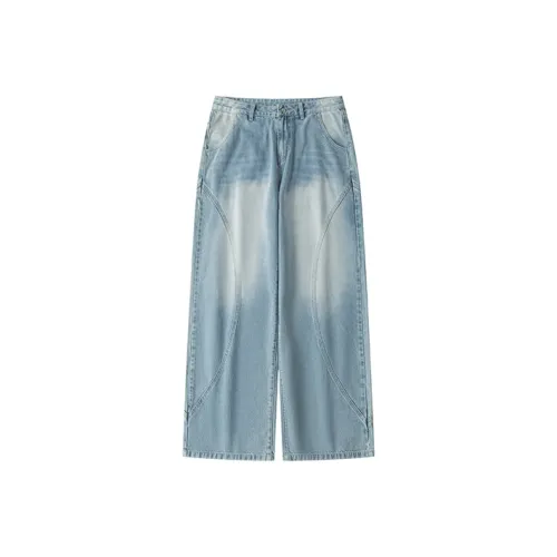 COUNTRY MOMENT Jeans Unisex Sand Washed Blue