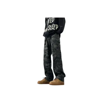 SUNSETMONENT Jeans Unisex Camouflage