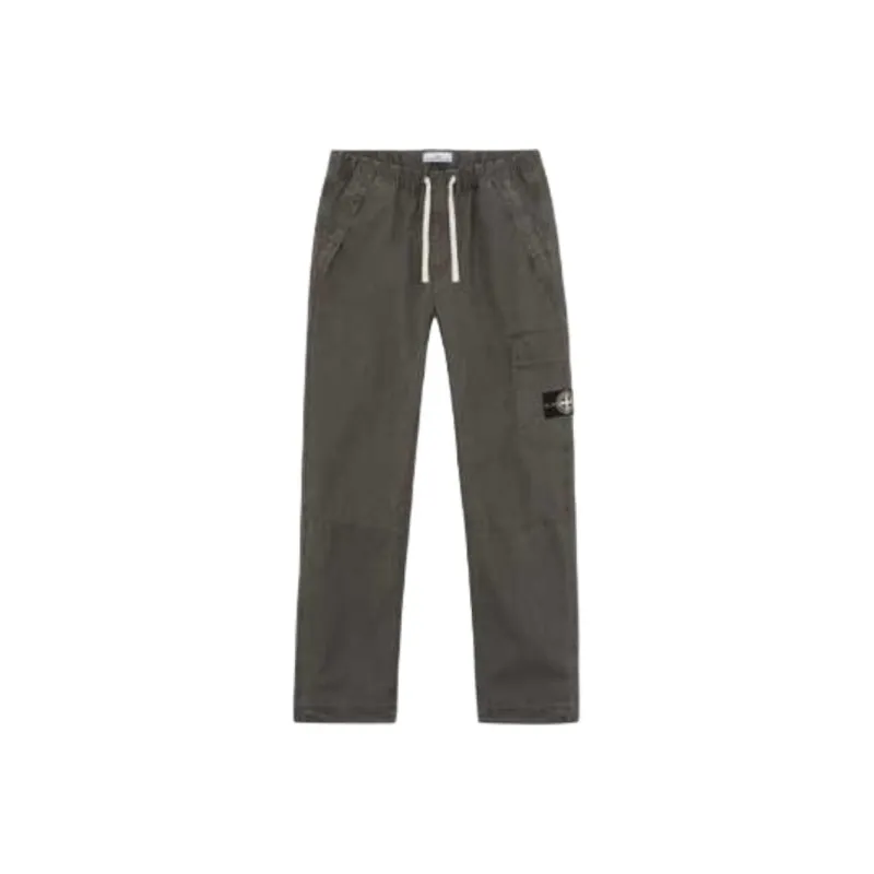 STONE ISLAND Logo Patch Drawstring Pants-0