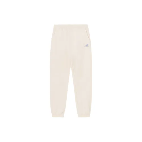 New Balance Knitted Sweatpants Men Ivory White
