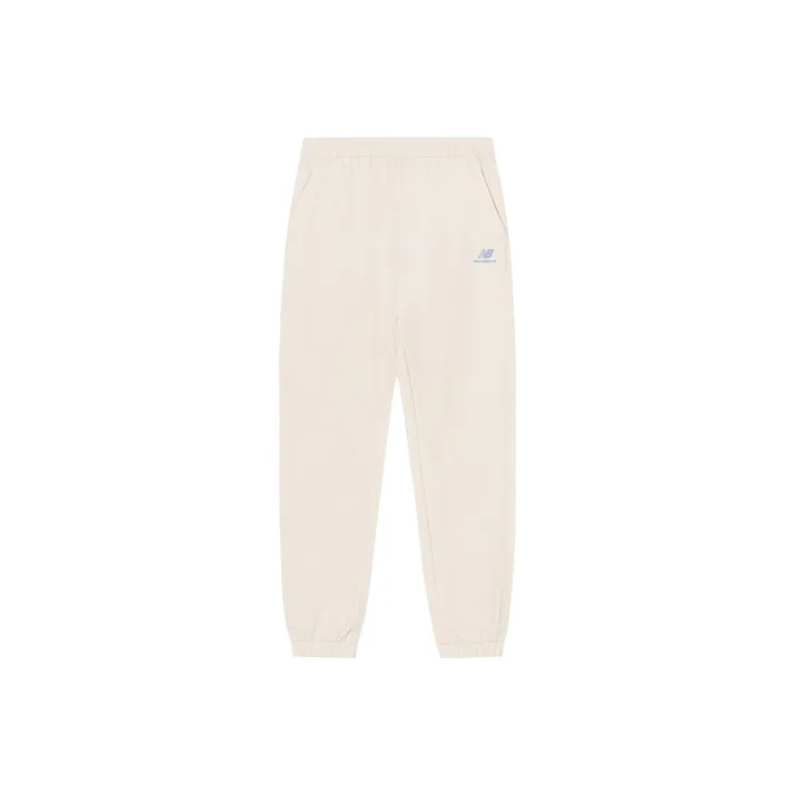 New Balance Knitted Sweatpants Men Ivory White-0