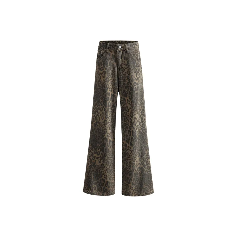 TONYKRZ Jeans Unisex Leopard Print-0