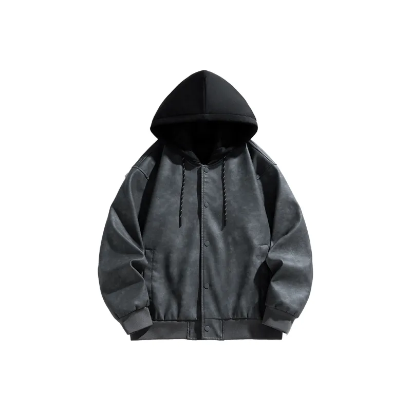 VniVerseVClub Jackets Coats Unisex Dark Gray-0