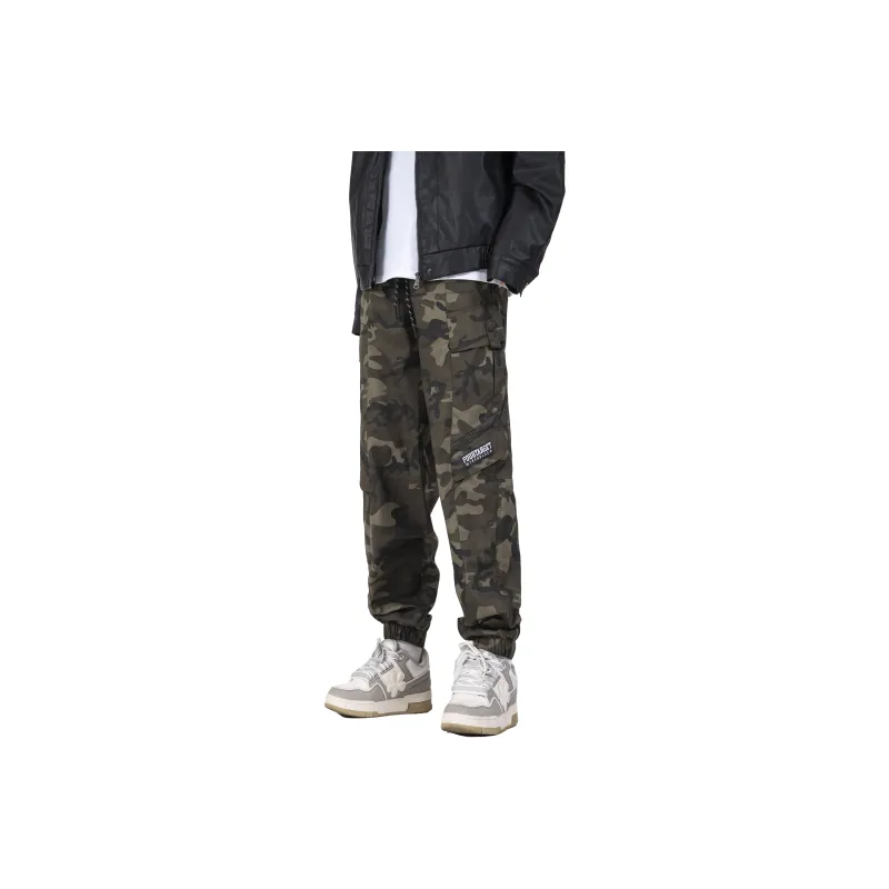 4T Cargo Pants Unisex Army Green Camouflage-0