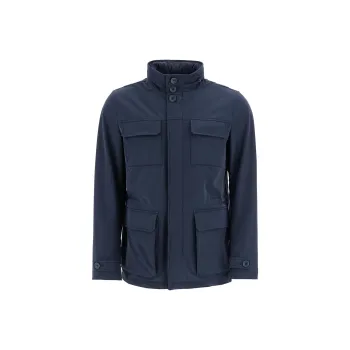 HERNO High Neck Long Sleeved Jacket