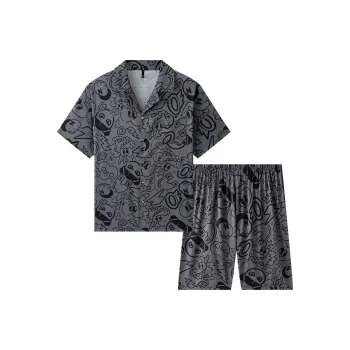 Good Fortune Pajama Set Men's Image Color