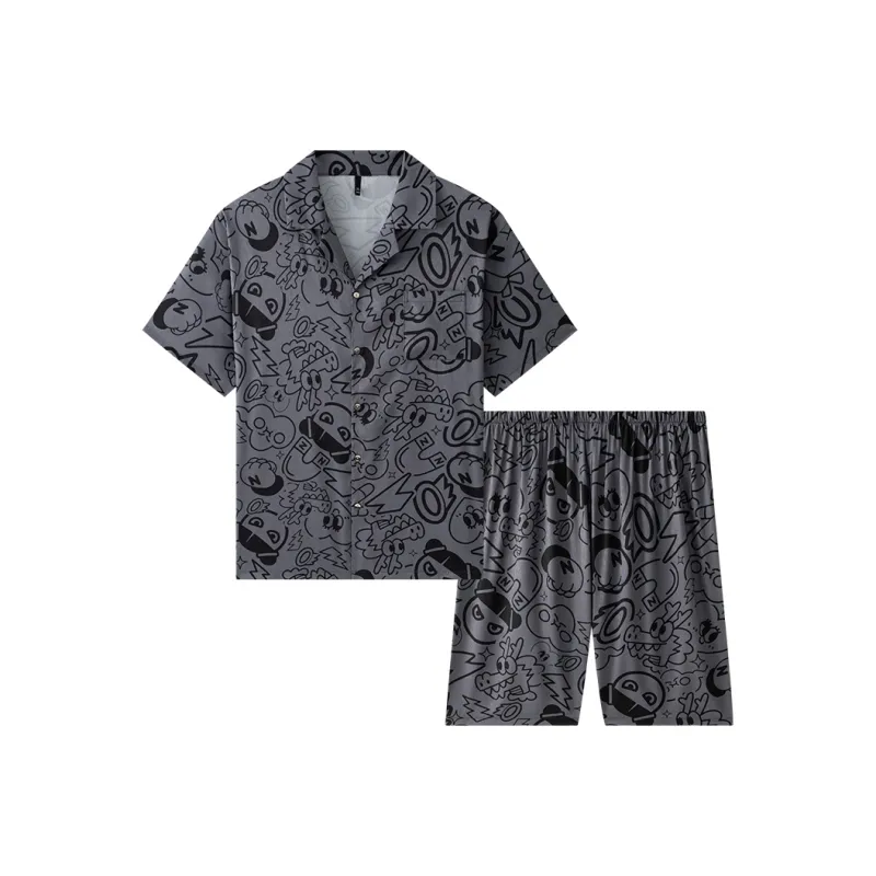 Good Fortune Pajama Set Men's Image Color-0
