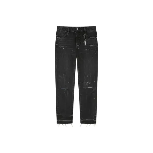 DAVID NAMAN SS24 Jeans Men's Black