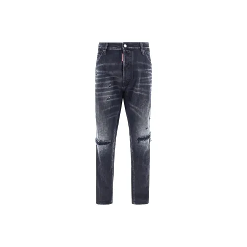 DSQUARED 2 Logo Patch Slim Fit Jeans