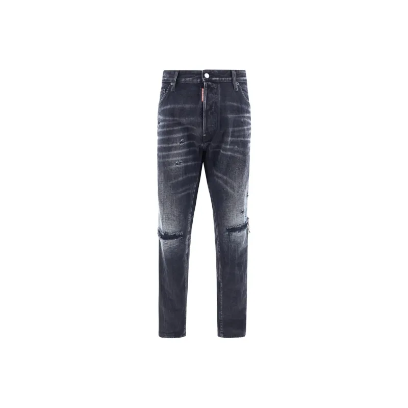 Dsquared2 Distressed Slim Fit Jeans-0