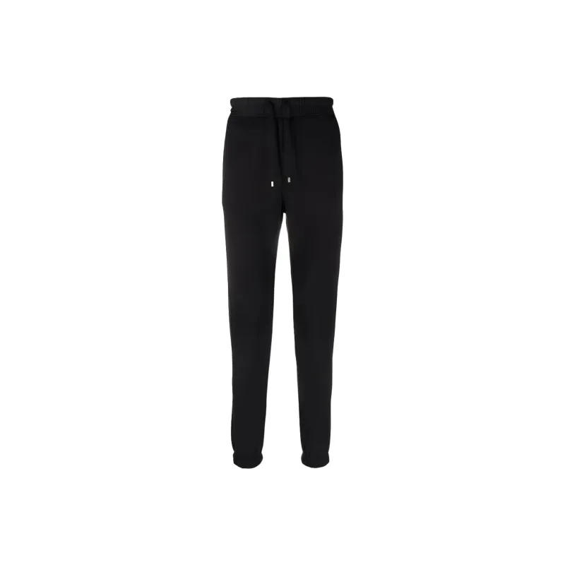 SAINT LAURENT Knitted Sweatpants Men's Black-0