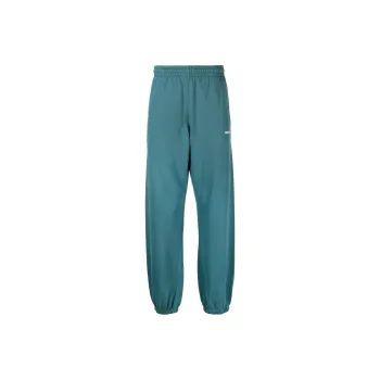OFF WHITE Logo Printed Elasticated Waistband Trousers