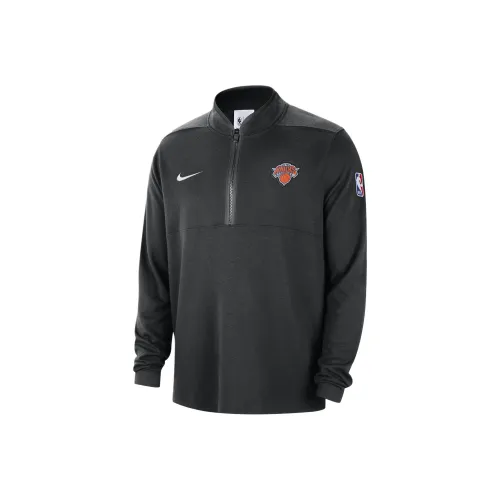 Nike New York Knicks Men's Nike Nba 1/2 Zip Long Sleeve Top