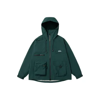 SET FUNS SETFUNS Outdoor Travel Jacket Fall Unisex Deep Lake Green